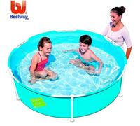 Piscina Rigida per Bambini da Giardino Con Telaio Metallo 580 LT Esterno 152x38
