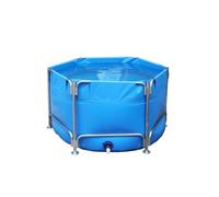 Piscina rotonda pieghevole - Serbatoio dell'acqua in plastica resistente per uso multiuso, ideale per l'allevamento ittico e le attività all'aperto