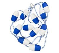 Piscina Safety Rope - ABS Float 5 m | Lane Divider | High Visibility Weather Resistant Rope Swimming Pool Lane Line Buoy Divider For Training Practice Racing Durable Safety Marker Home Public Indoor