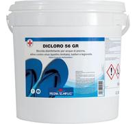 Piscina Semplice, Dicloro 56% Gr, Ideale per Trattamenti Shock, Rilascia Cloro A