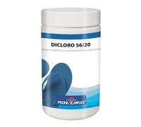 Piscina Semplice, Dicloro in pastiglie 20 Gr, utilizzato per la clorazione di Piccole Piscine, Rapida e Completa Dissoluzione, Formato da 1 Kg