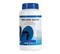 Piscina Semplice, Tricloro 90% Pastiglie 200 Gr, Ideale Per La Clorazione Di Mantenimento Giornaliero Delle Acque di Piscina. Rilascia Cloro Attivo Stabilizzato, Formato Da 1 KG