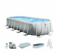 Piscina Smontabile Intex Prism Frame 610 x 122 x 305 cm 610 x 305 x 122 cm 18