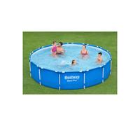 Bestway Piscina Fuoriterra Rotonda Piscina con pompa Diametro 396x84h mod. 5612E