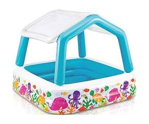 PISCINA SUN SHADE 57470 INTEX CM 157X157 H.CM 122