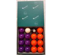 Piscina Tavolo Palline Aramith Premier 5.1cm Viola & Arancio Con Campionato