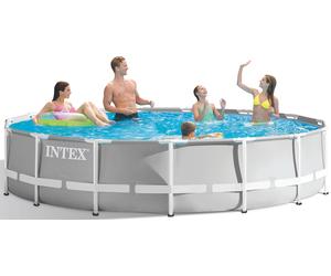 Piscina Tonda Frame Prisma Intex Ø 457x107 cm Con Pompa Filtro Intex Piscine fuo