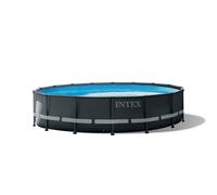 Intex 26340NP Piscina con bordi Piscina rotonda 19156 L Blu, Grigio