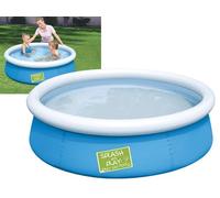 Bestway Fast Set 57241 piscina fuori terra Piscina gonfiabile Piscina rotonda 477 L Blu, Verde, Arancione