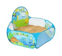 Piscine di palline per bambini - Piscina di palline per bambini piccoli | Casetta dei giochi per bambini piccoli casa dei giochi pieghevole con cerchio da pallacanestro, pozzo interno ispessito per