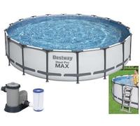 PISCINE FUO TONDA CON TELAIO D.549 H.122 CON POMPA ART. 56462 PISCINE FUORITERRA