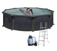PISCINE FUOARITERRA TONDE GRE GRANADA KIT PR 458 GF - CM.Ø460xH132
