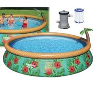 PISCINE FUORITERRA TONDE AD ANELLO PALMS BESTWAY 57416 - CM.Ø457xH84