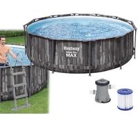 PISCINE FUORITERRA TONDE STEEL PRO MAX BESTWAY 5614X - CM. Ø366xH100