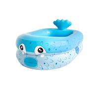 Piscine Jouets Gonflables Pliables Mignons D'été 55.12x47.24x13.78 | Piscine Gonflable Baleine Dessin Animé pour Maison Intérieur Extérieur Plage Vacances Anniversaire Fête Garçons Fi