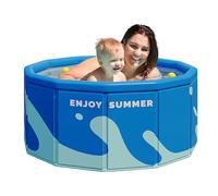 Piscine per bambini da giardino, piscina pieghevole | Piscina per famiglie non gonfiabile,Piscina per bambini all'aperto senza installazione per cortile, giardino, esterno, patio
