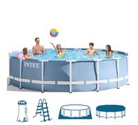 PISCINE PISCINA TONDA CON TELAIO PRISMA INTEX FRAME CM. 457x107H