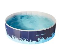 Piscine Pliable - Bassin Portable En Nylon Résistant À L’Usure | Piscine Gain De Place Idéale Pour, Jardin, Fêtes Aquatiques, Jeux D’Eau, Terrasse, Animaux Et Activités Extérieures