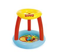 Piscinetta amici animali 89x89x84 cm struttura con tettuccio interattivo. include 15 palline colorate - bestway