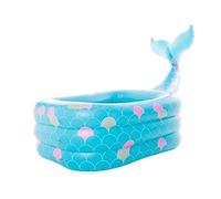 Piscinetta Gonfiabile Family Carina Piscina A Forma Di Pesce Summer Water Fun, Perfetta Per Una Estiva Per Feste In Acqua Gioco(180x110x100cm)