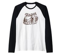 Pisgah National Forest Bigfoot Mountain Biking Sasquatch MTB Maglia con Maniche Raglan