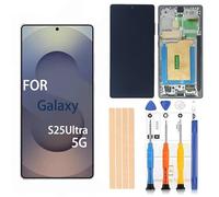 Pishzeo Originale 6.9 "Super Amoled LCD Digitizer per Samsung Galaxy S25Ultra 5G Sostituzione dello schermo SM-S938U S938U1 S938B/DS Touch Display, Full HD Digitizer Assembl (versione USA con telaio