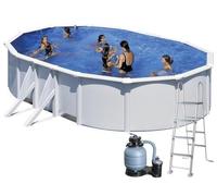 Piscina Fuori Terra Ovale Gre Fidji 730 - 7,30 X 3,75 H.1,20 M