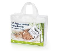 PISOLO Coprimaterasso Impermeabile in Bambù 160x200, coprimaterasso lussuoso comfort traspirante coprimaterasso igienico antiacaro, super protettivo, barriera antigoccia, morbido e silenzioso