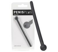 dilatatore sonda per uretra plug uretrale in silicone nero per il pene sex toys