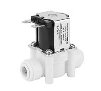 Pissente 1 Pc 12V CC Valvola Elettrica Valvola Dell'acqua Valvola Elettromagnetica per Purificatore D'acqua con Bobina di Rame 3/8 Pollici PE Collegamento del Tubo Normalmente Chiuso