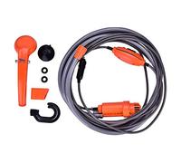Pissente 12V Doccia Portatile da Esterno Kit Doccia da Campeggio con Gancetto e Pompa Potente per Pulizia Animali Domestici
