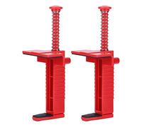 Pissente 2 PCS Brick Liner Bramp Bricklaying Strumento Lunghezza 16,5 Cm Brick Liner Runner Sturdy Plastic Construction Brick Lieveling Strumento Adatto per la Maggior Parte dei Mattoni (Rosso)