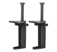 Pissente 2 PCS Brick Liner Bramp Bricklaying Strumento Lunghezza 16,5 Cm Brick Liner Runner Sturdy Plastic Construction Brick Lieveling Strumento Adatto per la Maggior Parte dei Mattoni (Black)