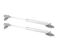 Pissente 2PCS 100N Molla a Gas Pistone a Gas Supporto Sollevamento Pneumatico per Mobili Antina Porta Ad Apertura Verticale con Pistone in Rame Iniezione di Ossigeno per Armadi Guardaroba (testa di