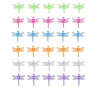 Pissente 30 Pezzi di Clip per Piante a Forma di Libellula in Plastica da Giardino per Supporto Orchidee e Piante Rampicanti Multicolore Ideali per Viti Fiorite e Fiori