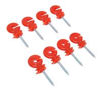 Pissente 50PCS Isolatori per Recinto Avvitabili Isolatori Elettrici per Recinto per Palo di Legno Impermeabili Resistenti Alle Intemperie con Protezione Dalla Pioggia e Dal Sole in