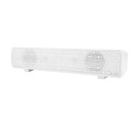 Pissente Bluetooth 5.0 Computer Speaker, 3W 2.0 CH (WHITE) | full-range 25Hz-25KHz, manopola di controllo del volume, jack Aux da 3,5 mm, telefono cellulare per PC desktop,