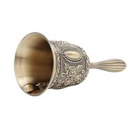 Pissente Campanello in Metallo, Campanello per Chiamata Manuale con Motivo a Rosa in Lega di Zinco, Segnale Forte per Cena, Hotel, Uso in Classe