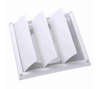 Pissente Coperchio di Grill di Vent in Plastica - Pratico e Resistente per le Aperture del Soffitto - Bianco, 15 X 15 Cm (20 * 20CM)