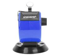 Pissente Piccolo Corpo, Facile Tenere, Vita a Lungo Servizio ABS Plastic Hand Tally Counter, Record a 4 Cifre con Base di Ganci per Statistiche Sui Dati, Frequenza della Conferenza (BLUE)