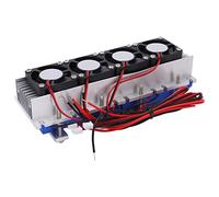 Pissente Raffreddatore Termoelettrico 12V, Dispositivo di Raffreddamento Ad Aria a Semiconduttore di Refrigerazione Peltier per Raffreddamento Spaziale 20L con 4 Ventole a Basso Rumore