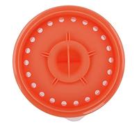 Pissente Separatore di Tuorlo Strumento da Divisore per Filtro Bianco per la Casa con 6 Uova Materiale Non PP Facile da Pulire e Conservare (arancione scuro)