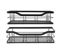 Pissente SHELFLF ELEGANTE BAGNI BAGNI ORGANIZZATORE DI AGGIUNTO SCADURA KLEBER per Senza Punzonatura 2 Schede per L'organizzazione del Lavandino