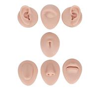 Pissente Simulazione in Silicone Morbido per Piercing al Corpo Set Principianti con Modello di Pratica per Orecchio Occhio Naso Bocca Lingua e Ombelico