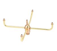 Pissente Spruzzatore di Ugelli di Fontana Rotante in Ottone con Testa Spray Multi Torrente a 4 Braccio per Il Cortile del Giardino di Acqua