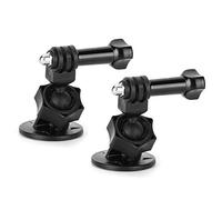 Pissente Supporto per Auto Mini HD-H3011, Testa a Forcella 3mm, 2 Pezzi | Rotazione 360°, Fisso su Parabrezza o Cruscotto, Foro per Viti M6 Integrato, Compatibile con Dashcam