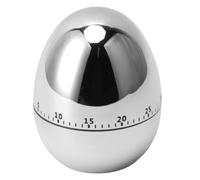Pissente Timer Meccanico Modello da 60 Minuti, Materiale ABS, Sveglia da Accurata, Perfetta per l'uso in e la Gestione del Tempo di Studio (SILVER)