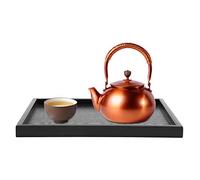 Pissente Vassoio da Servizio in Legno, Rettangolo in Legno Premium Vassoio da Servizio, Design Pratico per la Casa e il Ristorante Utilizzare 36 X 27 Cm (30 * 24)
