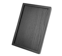 Pissente Vassoio da Servizio in Legno, Rettangolo in Legno Premium Vassoio da Servizio, Design Pratico per la Casa e il Ristorante Utilizzare 36 X 27 Cm (22 * 15)