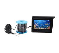 Pissente Videocamera da Pesca Subacquea con Cavo 30m, Schermo 4.3in | Cavo resistente da 30m per riprese profonde, schermo LCD da 4.3 pollici a colori, visione notturna per acque torbide